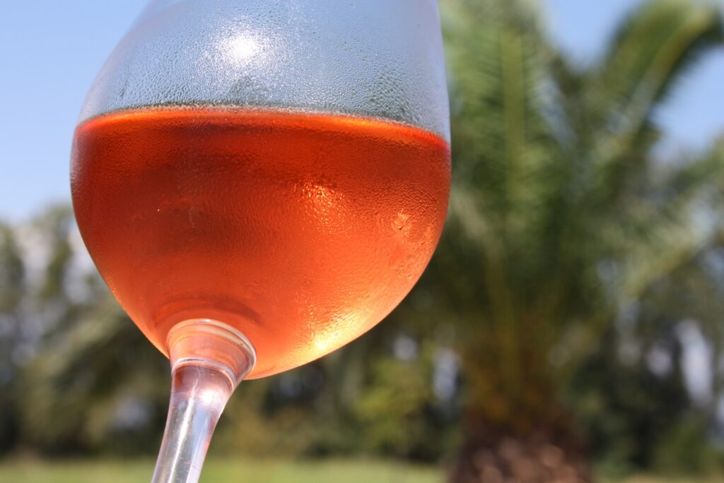 frosted rose glass