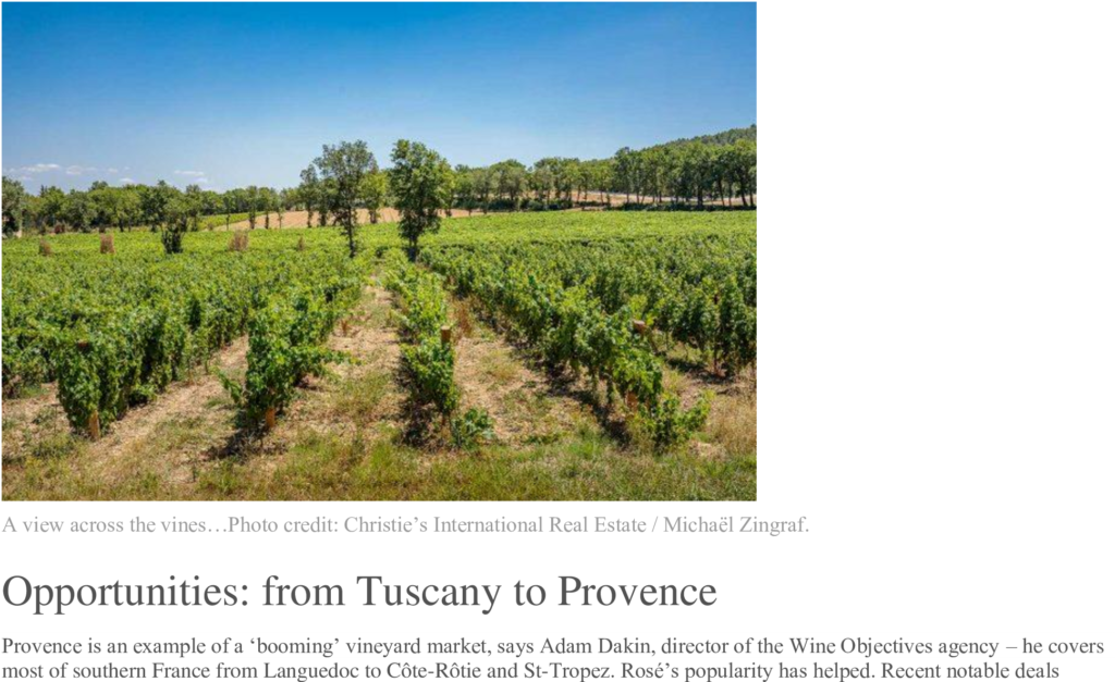 tuscany to provence